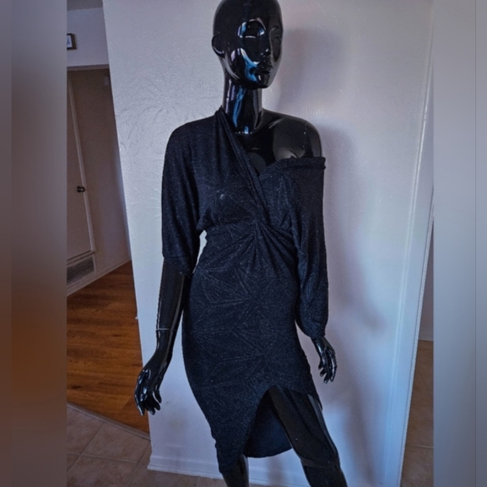 Fashion Nova Sparkle Midi Dress